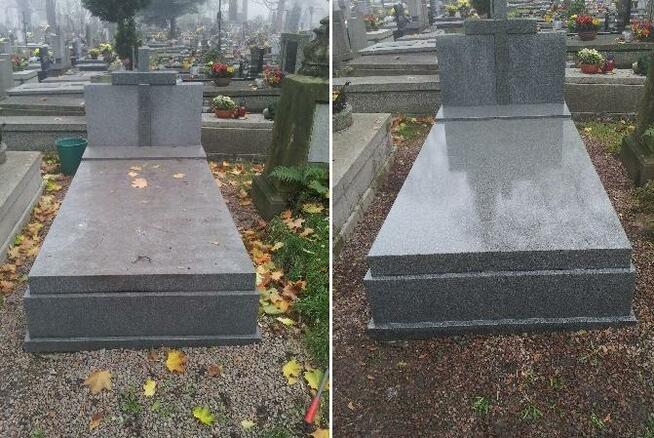 Sprzątanie grobów, mycie nagrobków, opieka nad grobami