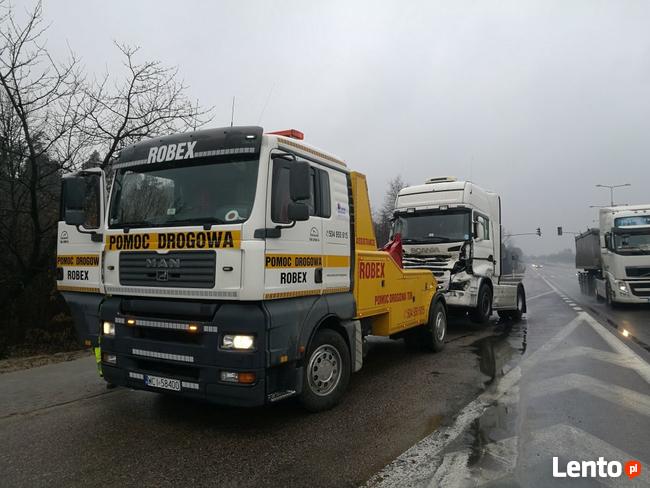 Pomoc Drogowa TIR I OSOBOWE CIECHANÓW PŁOŃSK LAWETA ROBEX