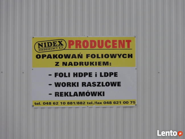 Worki raszlowe -polski producent opakowań foliowych