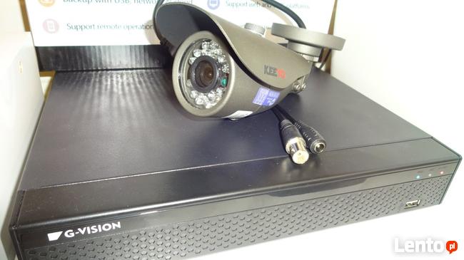 Zestaw 2 kamer HD do monitoringu +rejestrator i dysk 500GB