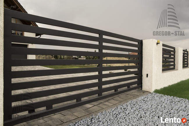 Ogrodzenia nowoczesne balustrady całoszklane stalowe