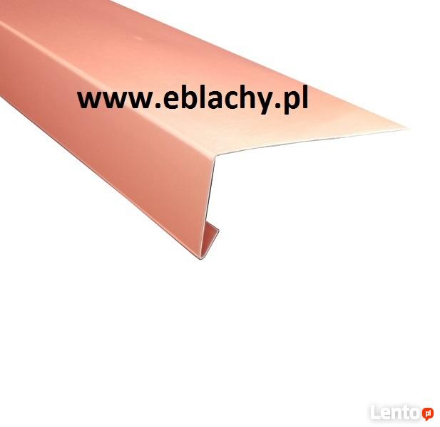 Pas nadrynnowy z miedzi parapet miedziany blacha miedź