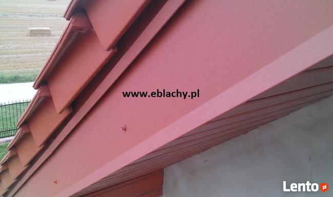 Obróbki blacharskie Pas nadrynnowy Wiatrownica Opierzenie