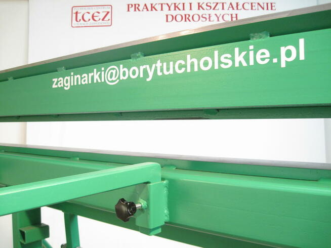 Giętarka, zaginarka do blachy-Tuchola ZGR-D 2000/0,8 DOWÓZ