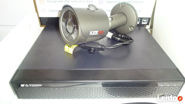 Zestaw 2 kamer HD do monitoringu +rejestrator i dysk 500GB
