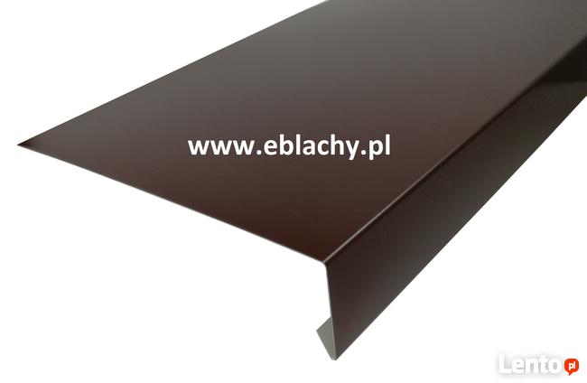 Obróbki blacharskie Pas nadrynnowy Wiatrownica Opierzenie