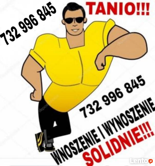 Wnoszenie znoszenie materiałów budowlanych mebli rtv agd