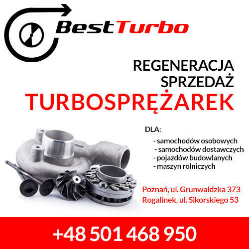 Regeneracja turbosprężarek, serwis turbin diagnostyka turbo