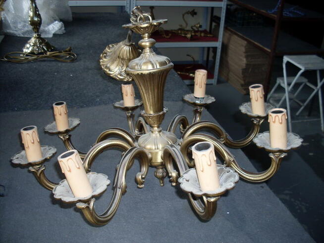 Renowacja Naprawa Odnawianie Lamp mosiężnych i żyrandoli
