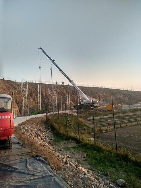 Usługi dźwigowe podnosniki koszowe i nożycowe Ładowarki