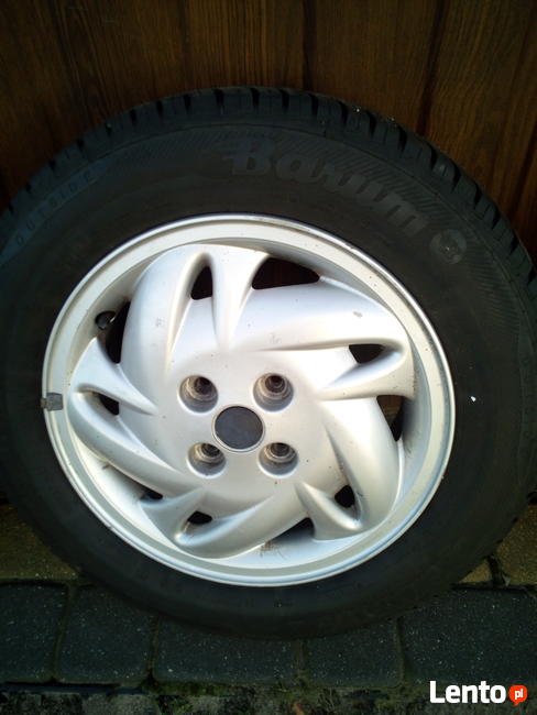 piękne opony i felgi aluminiowe 14 cali