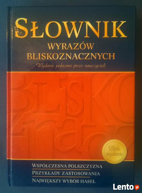 ** Sprzedam: Słownik wyrazów bliskoznacznych **