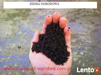 ZIEMIA PRZESIEWANA ogrodowa humus czarnoziem Z PRZYWOZEM