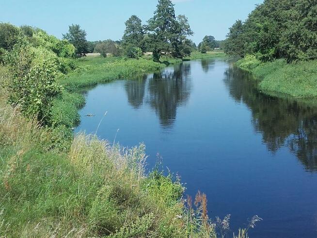 Piękna działka nad Wkrą
