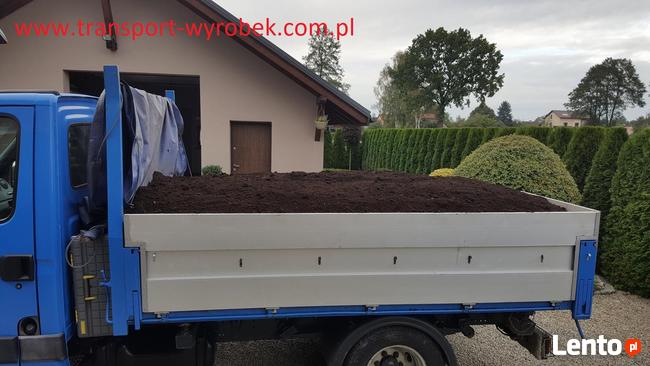 Ziemia ogrodowa PRZESIEWANA czarna humus z przywozem Sląsk