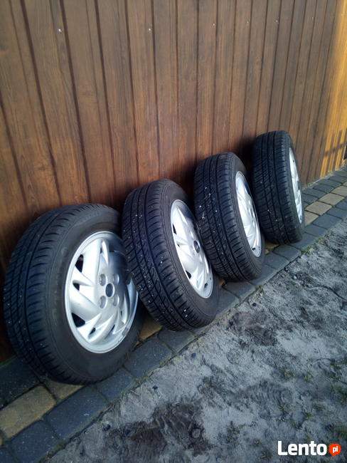 piękne opony i felgi aluminiowe 14 cali
