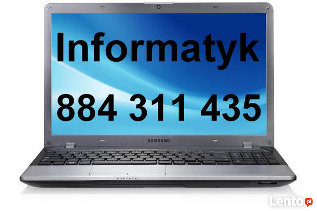 Informatyk Naprawa Laptopów Komputerów dojazd do klienta