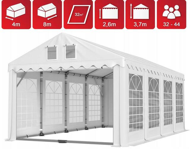 Namiot PRESTIGE 4x8-2,6m ogrodowy imprezowy