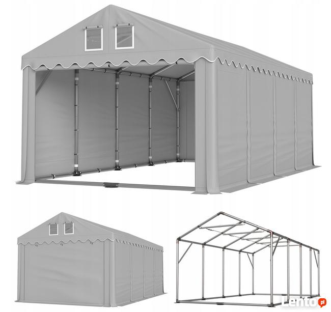 Namiot PRESTIGE 4x8-2,6m magazynowy handlowy wiata garaż