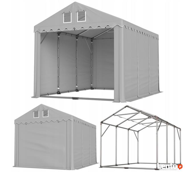 Namiot PRESTIGE 4x6-4m magazynowy HALA PRZEMYSŁOWA magazyn