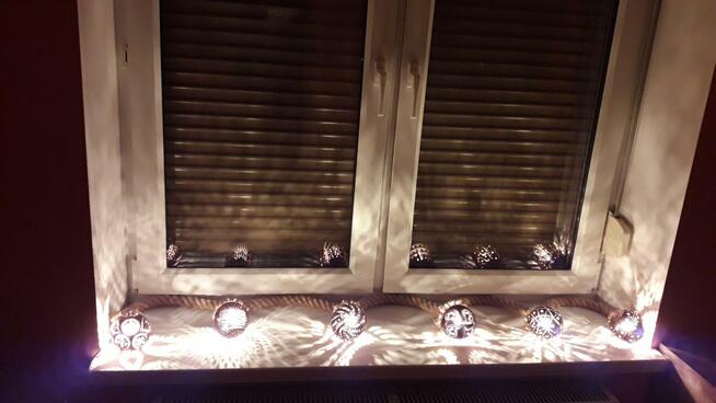 Sznur ozdobny z liny jutowej i kokosów FIREBALLS lampa nocna