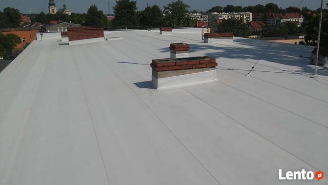 Izolacje dachów płaskich, tarasów, balkonów membrana PVC