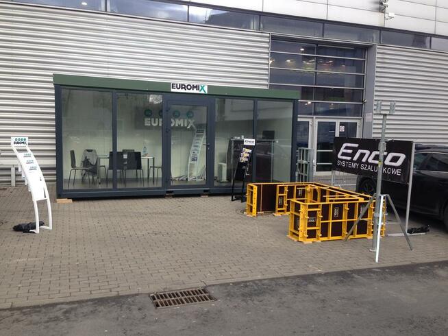 Kontenery biurowe, na zamówienie, na targi