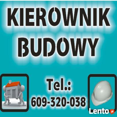 KIEROWNIK BUDOWY-Zawiercie, Będzin, Dąbrowa, Sosnowiec, Olkusz