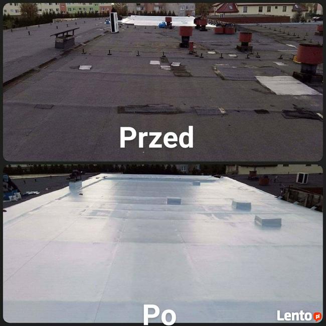 Izolacje dachów płaskich, tarasów, balkonów membrana PVC