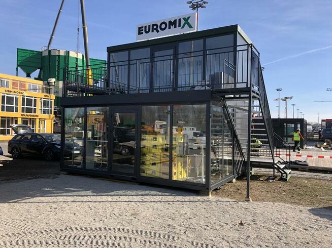 Kontenery biurowe, na zamówienie, na targi