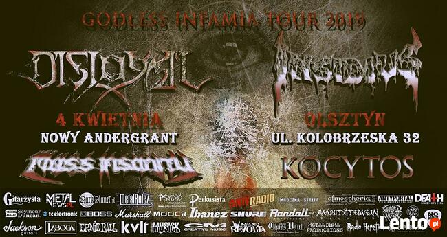 04.04 Olsztyn - Koncert Godless Infamia Tour 2019