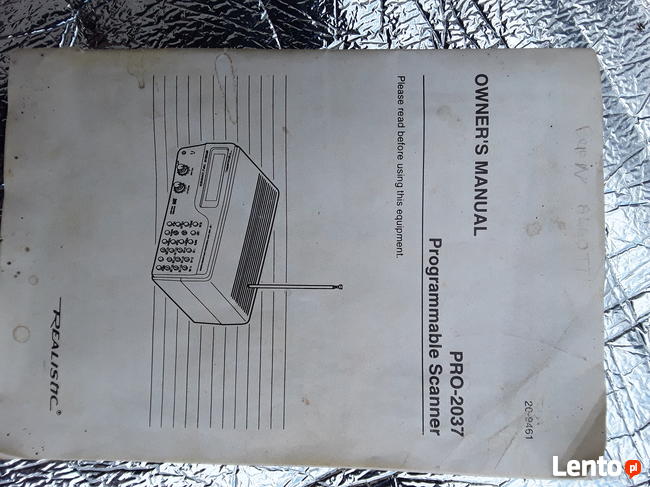 skaner nasłuchowy model PRO-2037