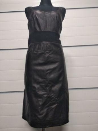 Sukienka 100%skóra roz.m