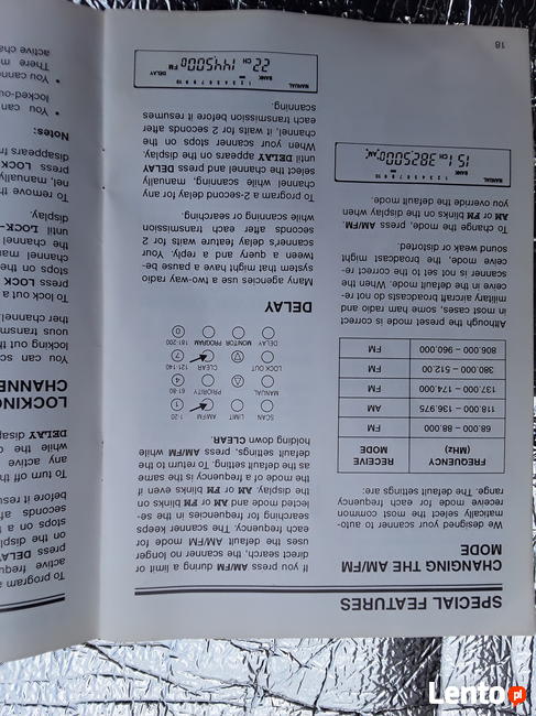 skaner nasłuchowy model PRO-2037