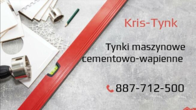 Tynki maszynowe cementowo-wapienne