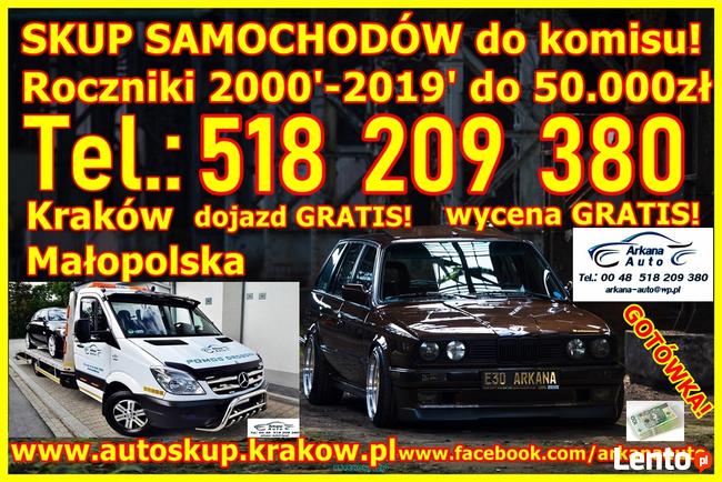 SKUP AUT za gotówkę KRAKÓW 518 209 380 AUTO SKUP SAMOCHODÓW