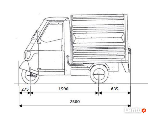 Piaggio Ape 50 Van Food Truck Pizza Truck
