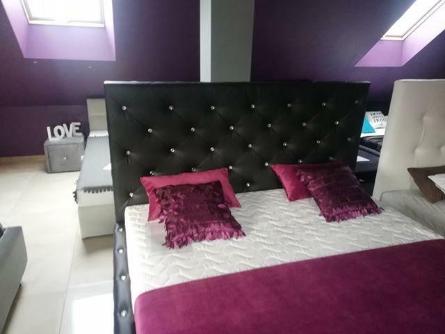 Łóżko CARO / CRYSTAL 160x200 + materac. Producent !!!