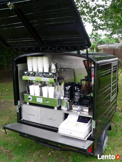 Piaggio Ape 50 Furgon Prosecco Pizza Van Jedzenie na wynos