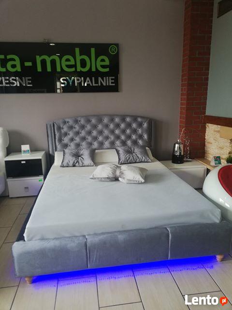 Stylowa LAURA 160x200 + materac, stelaż, piki caro i pineski