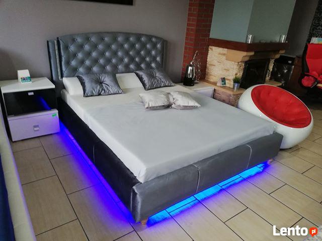 Stylowa LAURA 160x200 + materac, stelaż, piki caro i pineski