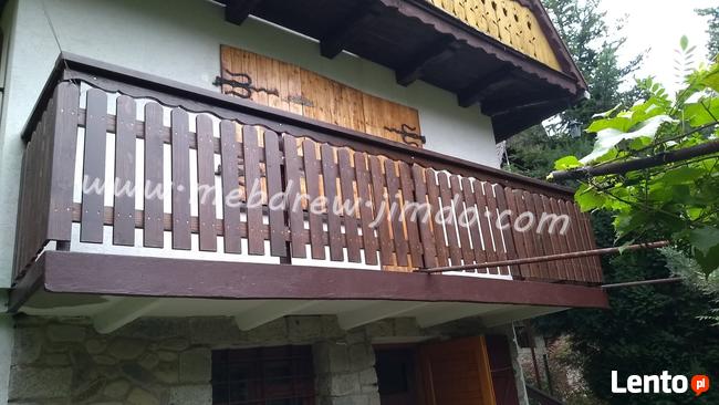 cyklinowanie podłóg, balustrady, schody, zadaszenia, wiaty