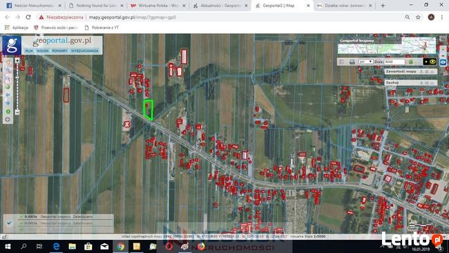 Działka 2400m2 w Zbuczynie bezpośrednio przy DK2