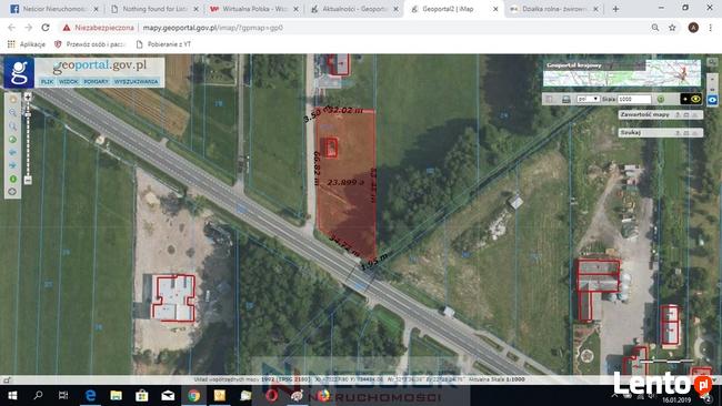 Działka 2400m2 w Zbuczynie bezpośrednio przy DK2