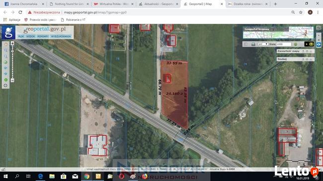 Działka 2400m2 w Zbuczynie bezpośrednio przy DK2