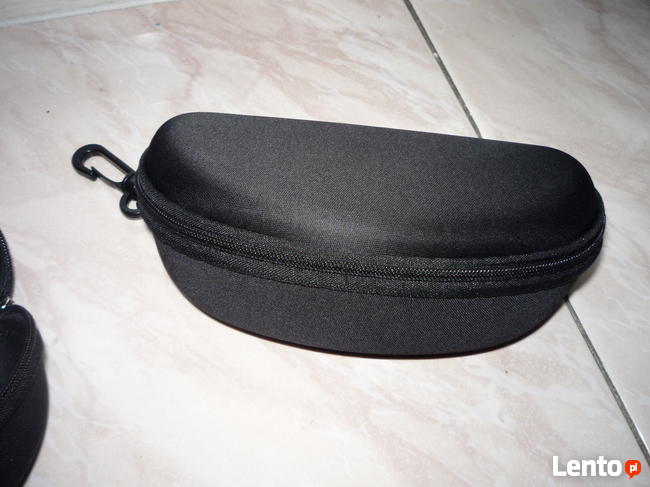 Nowy Pokrowiec Na Okulary Zapinany na Zamek + Plus Ściereczk