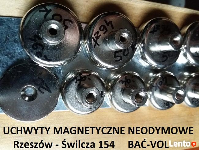 Magnes Magnesy NEODYMOWE uchwyty magnetyczne Bać-Vol Rzeszów