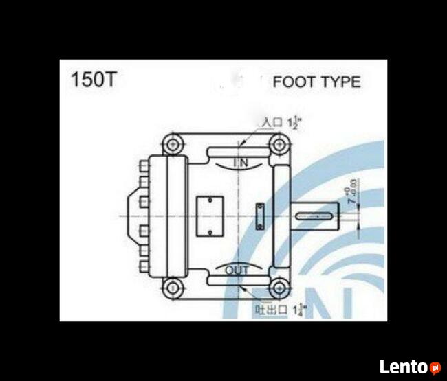 Hydrauliczna pompa olejowa 150T-75S-FR pompa łopatkowa
