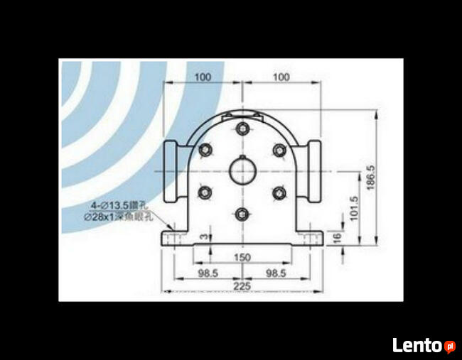 Hydrauliczna pompa olejowa 150T-75S-FR pompa łopatkowa