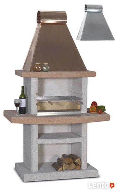 GRILL OGRODOWY NORMAN NOVERA - daszek nierdzewny